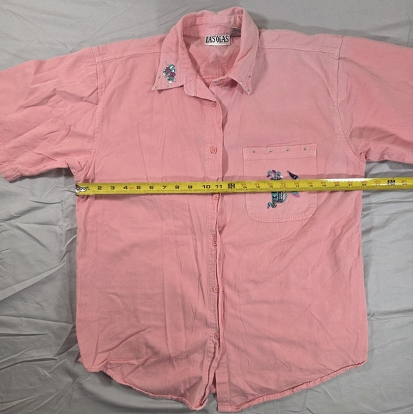 Las Olas Pink Button Down Shirt for Women - Picture 6 of 9